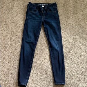 Never worn AE Jeggings. 2 short